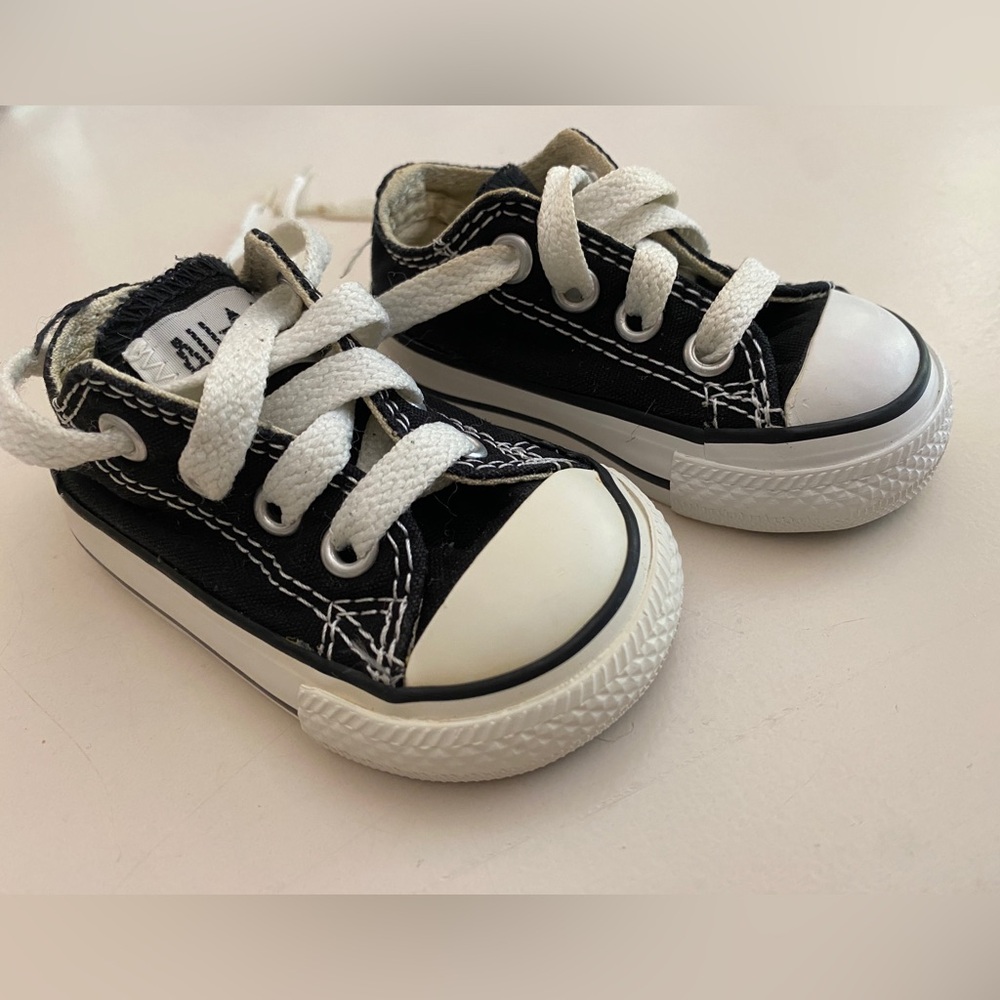 Converse All Star Black & White Baby Shoes